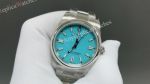 Rolex Oyster Perpetual 3230 Automatic Movement  White Steel Strap Blue 36-41mm Watch